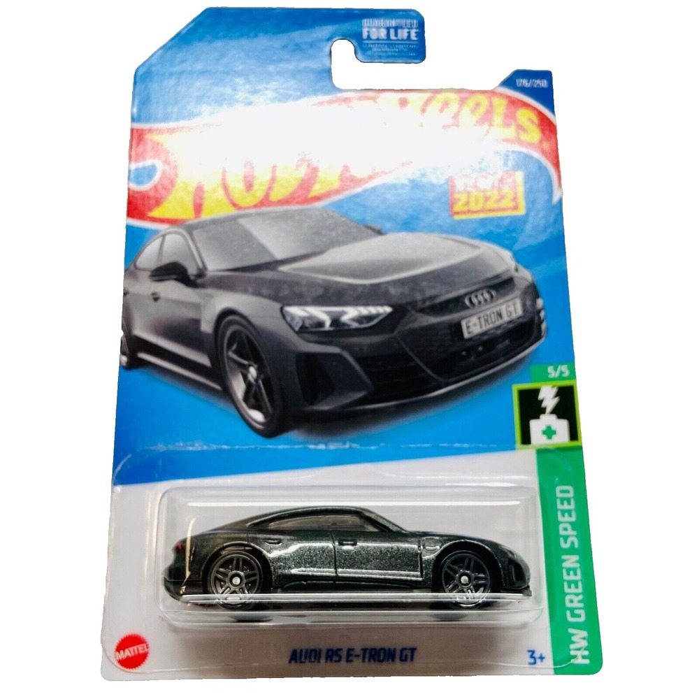 Hot Wheels Audi RS E-Tron GT 176/250 HW Green Speed 5/5 Gray‎ Metallic NIP 2022